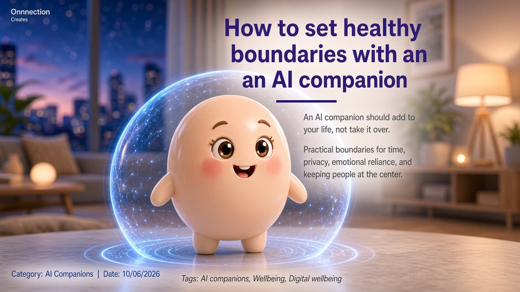How to set healthy boundaries with an AI companion